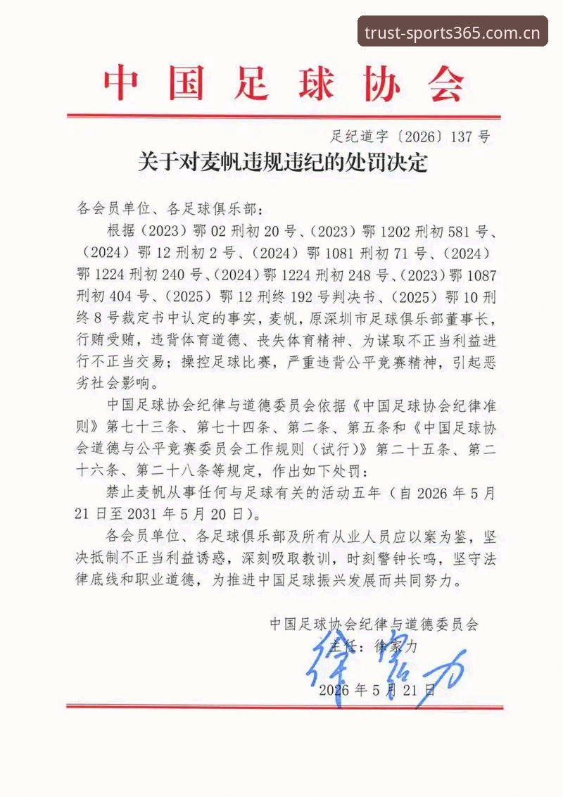 WM安卓版 掌握中国足协第三批禁足名单的关键解读——实战派球迷必备知识